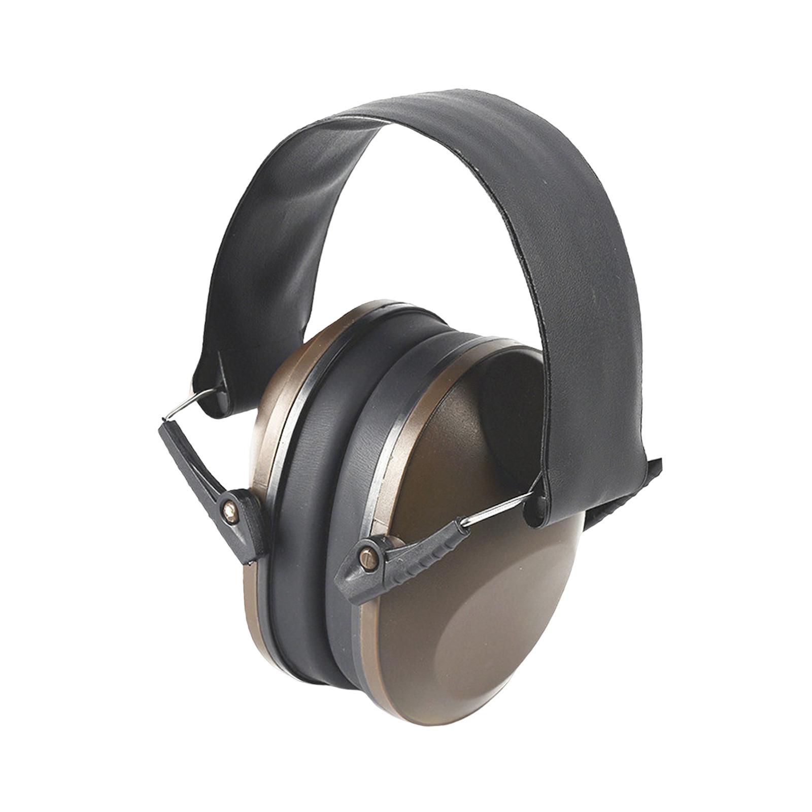 Ear Protection Ear Muffs, Noise Cancelling, Folding Padded Head Band, Lightweight Ear Defenders for Airplane Construction Men Women