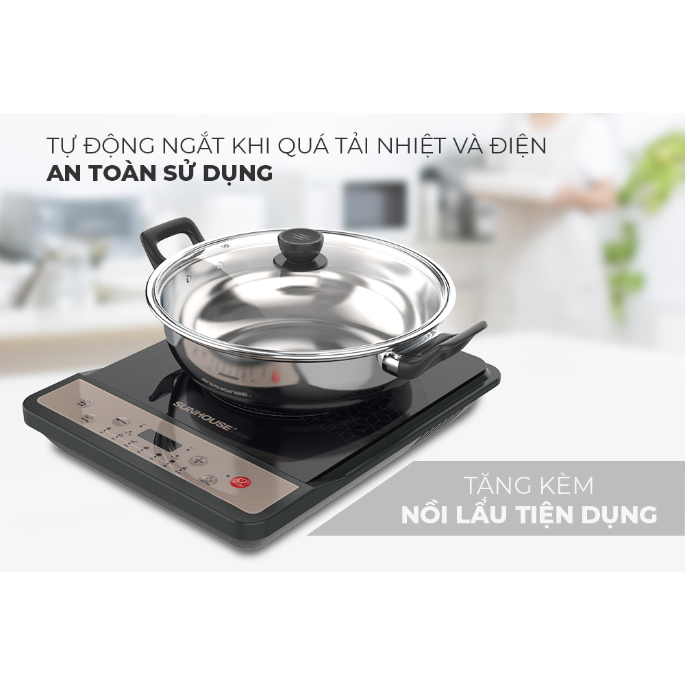 Bếp từ đơn Sunhouse SHD6160 - Hàng chính hãng