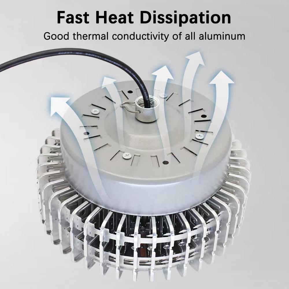 Đèn LED High Bay 100W 150W 200W 250W AC220V Nhà kho chống nước Đèn nhà để xe Siêu sáng Chiếu sáng công nghiệp thương mại