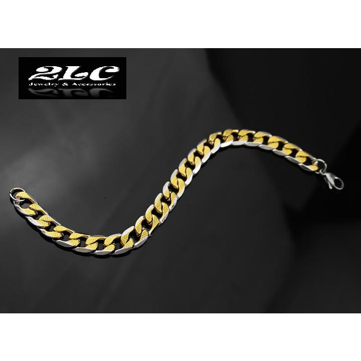 Lăc tay nam inox kiểu lặc mạ vàng 10mm thép không gỉ-LTNQC06