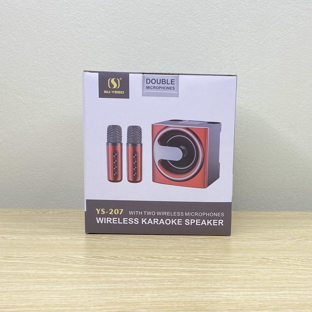 Loa Karaoke Bluetooth YS-207 Kèm 2 Micro Không Dây