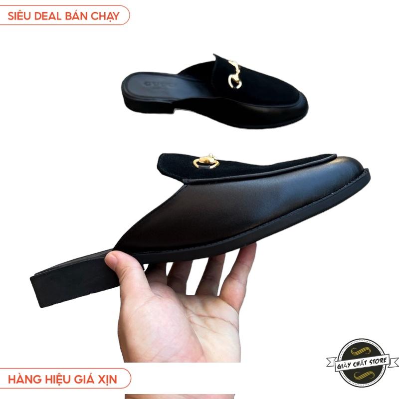 Giày sục nam da Pu Pu bảo hành 1 năm kiểu dáng sành điệu - Mã T22 VN02