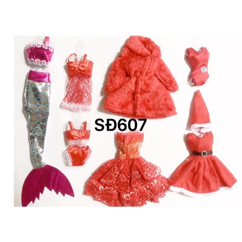 Combo 6 loại quần áo búp bê 30 cm