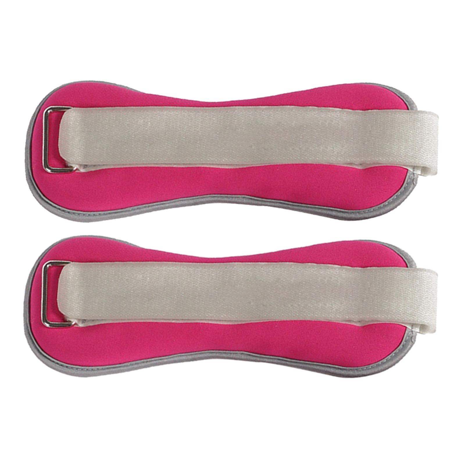 Compact Ankle Weight Women Wrist Weight Strap Bracelet  Pink
