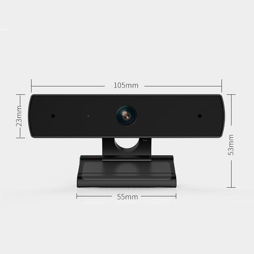 HD 1080P Webcam, USB Webcam for PC Laptop with Built-in Mic, Computer Web Camera for Family Video Chatting Video Conferencing