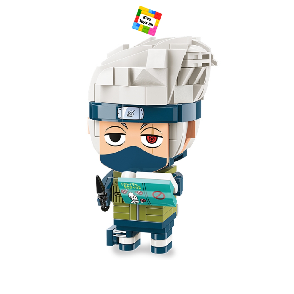 Đồ Chơi Naruto Keeppley Lắp Ráp Mô Hình Nhân Vật Truyện Tranh Kakashi Brickheadz K20504