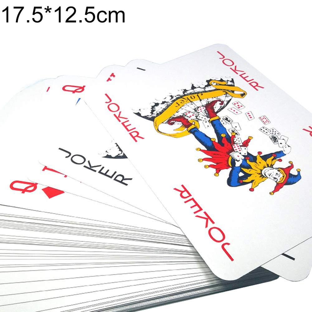 Bộ Bài Poker Khổng Lồ 15 2 / 4 / 6 / 9 Times To Gấp 2/4/6/9 lần bộ bài bình thường