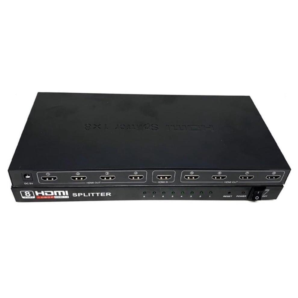 Bộ chia cổng HDMI từ 1 ra 8 hỗ trợ chất lượng FullHD /3D