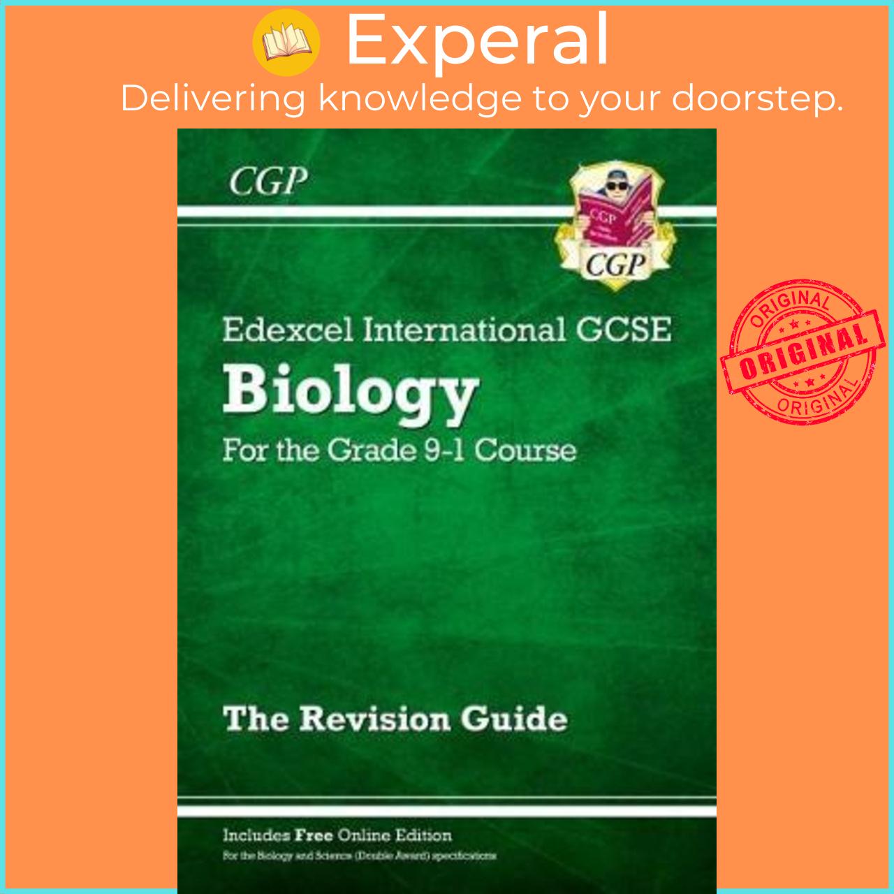 Sách - Grade 9-1 Edexcel International GCSE Biology: Revision Guide with Online Edi by CGP Books (UK edition, paperback)