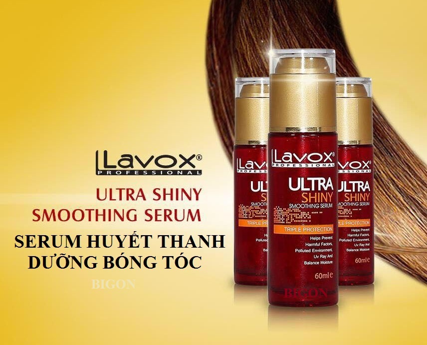 Serum Huyết Thanh Dưỡng Bóng Tóc Lavox 60ml