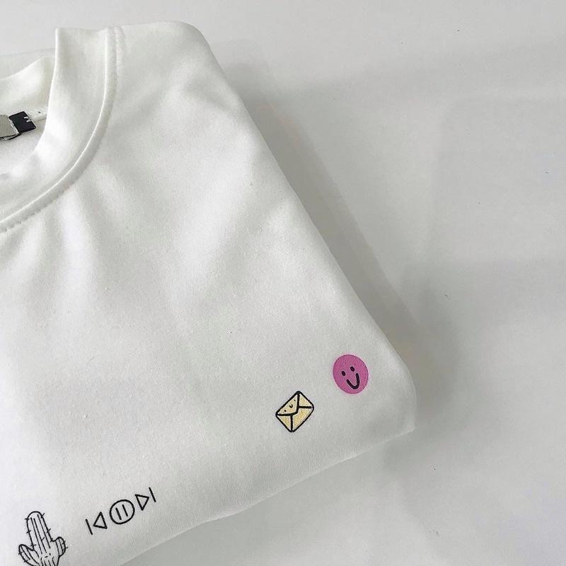 Bộ Quần Áo Hoạ Tiết Icon Cute Hot Trend ulzzang unisex