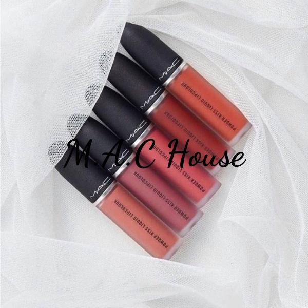 Son Kem MAC 998 Powder Kiss Liquid Lipcolour Màu, Sorry Not Sorry Cam Cháy