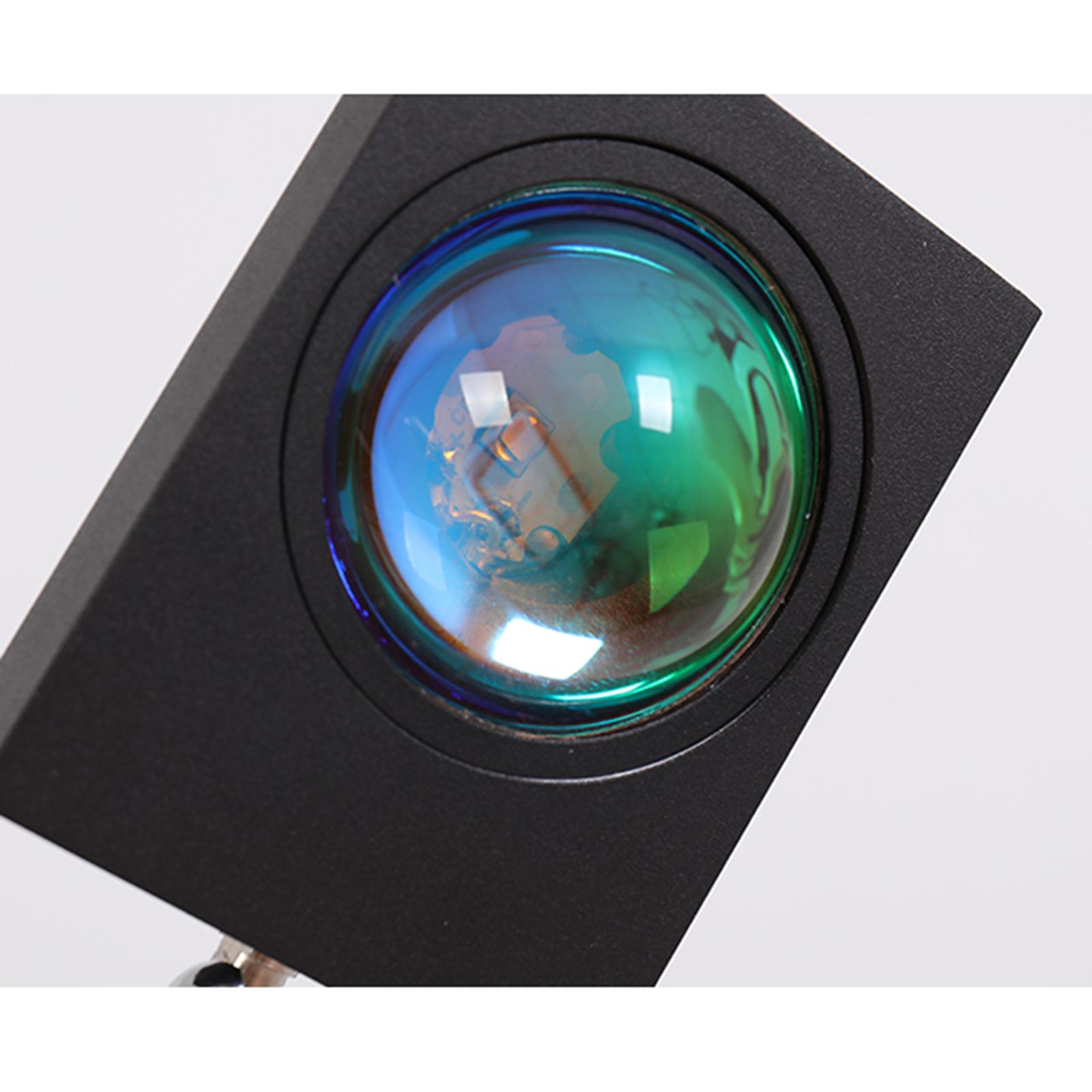 LED Rainbow Projector Atmosphere Night Light Lamp Wall Decor