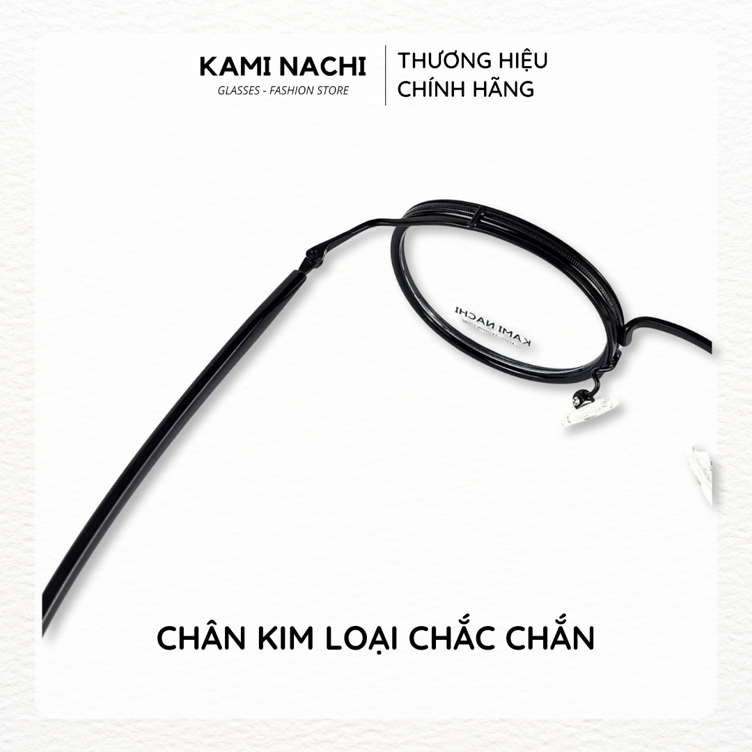 Gọng kính Xuân Hè mới KAMI NACHI S22105, chất liệu kim loại