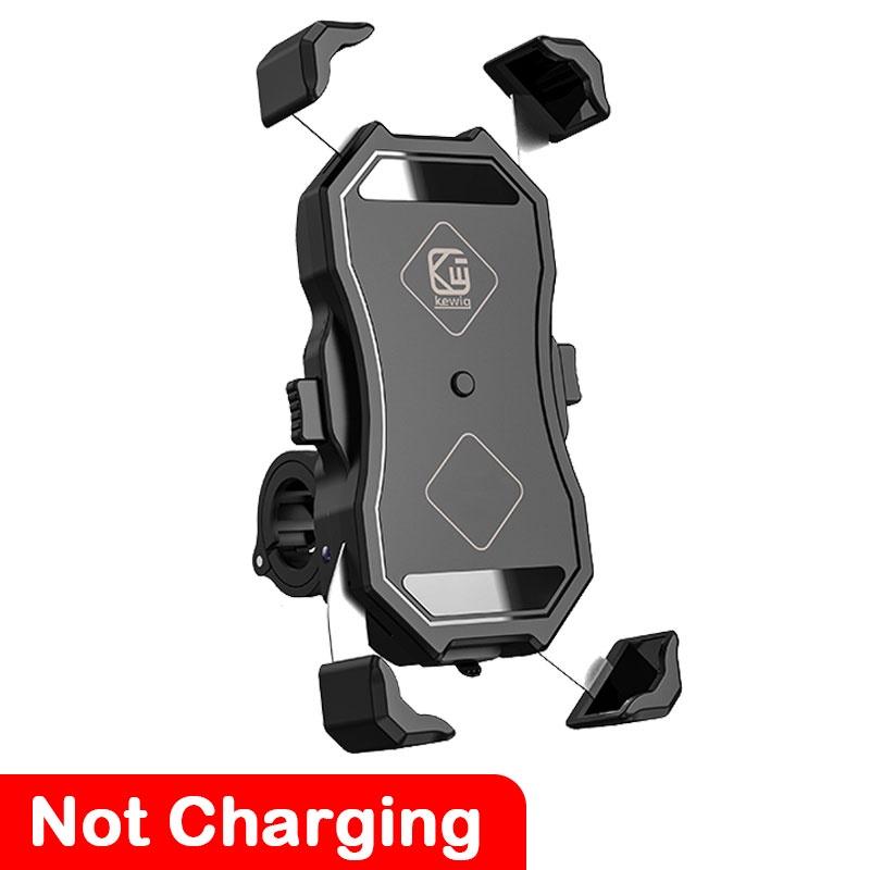 Giá Đỡ Điện Thoại Sạc Không Dây 15W QC3.0 Xoay 360 Độ Gắn Xe Máy