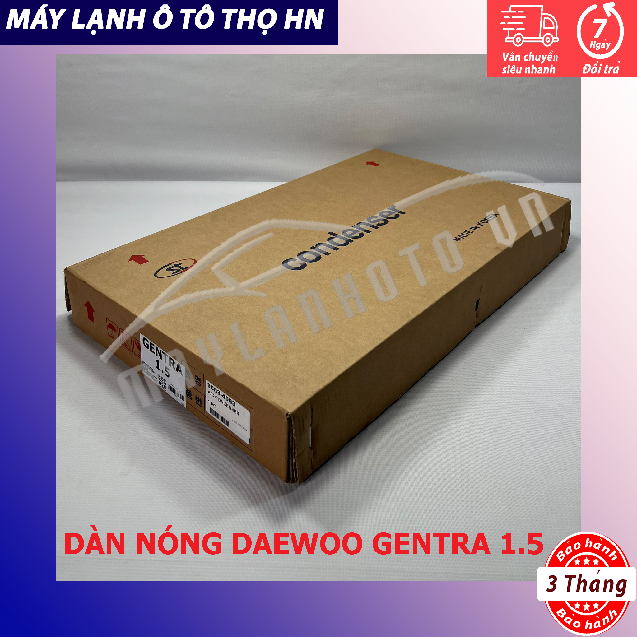 Dàn  nóng Daewoo Gentra 1.5 hàng xịn Hàn Quốc