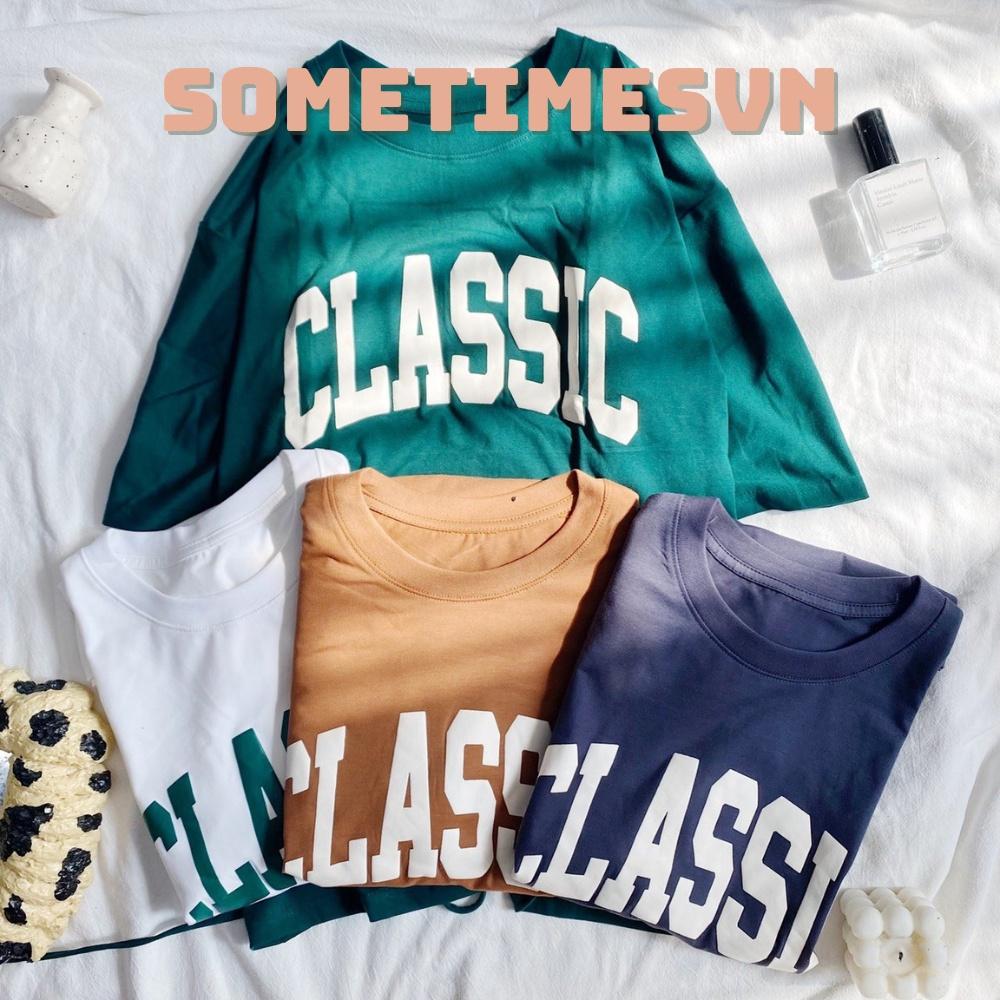 Áo Thun - Áo phông nam nữ Tici Tay Lỡ Classic ATC50 phong cách Streetwear Ulzzang Hàn Quốc Hottrend cho cặp đôi