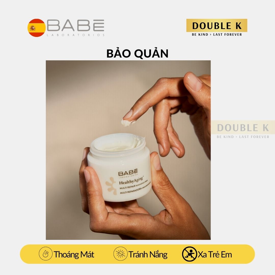 Kem Đêm Chống Lão Hóa Da BABE Multi Repair Renovating Cream - Double K