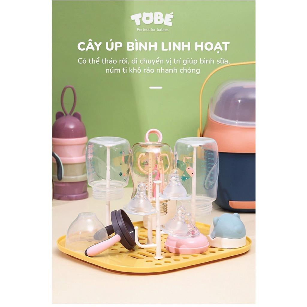 Giá úp bình sữa có nắp đậy Binky Plus an toàn cho bé