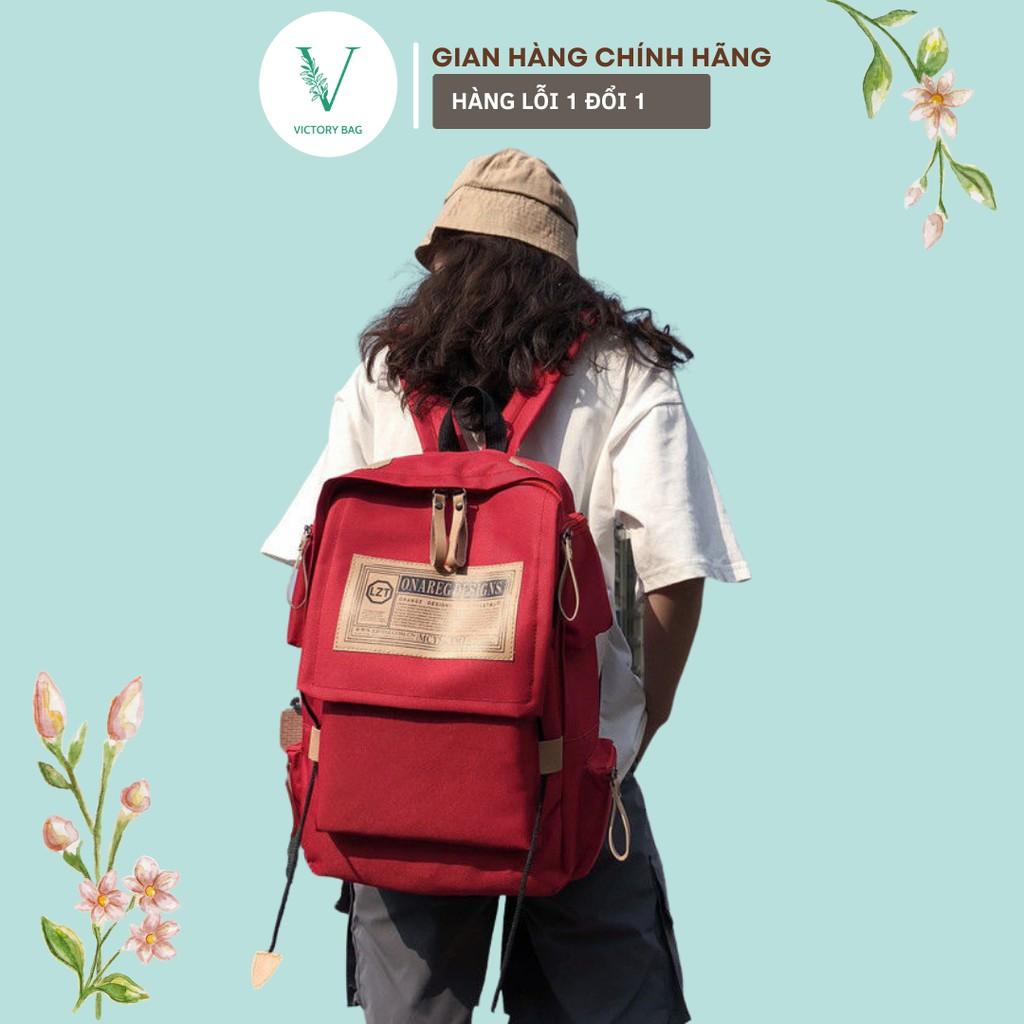 Balo nam nữ đi học ulzzang thời trang Hàn Quốc , Ba lô unisex đẹp hàng cao cấp , cặp sách basic sinh viên. Victory 014