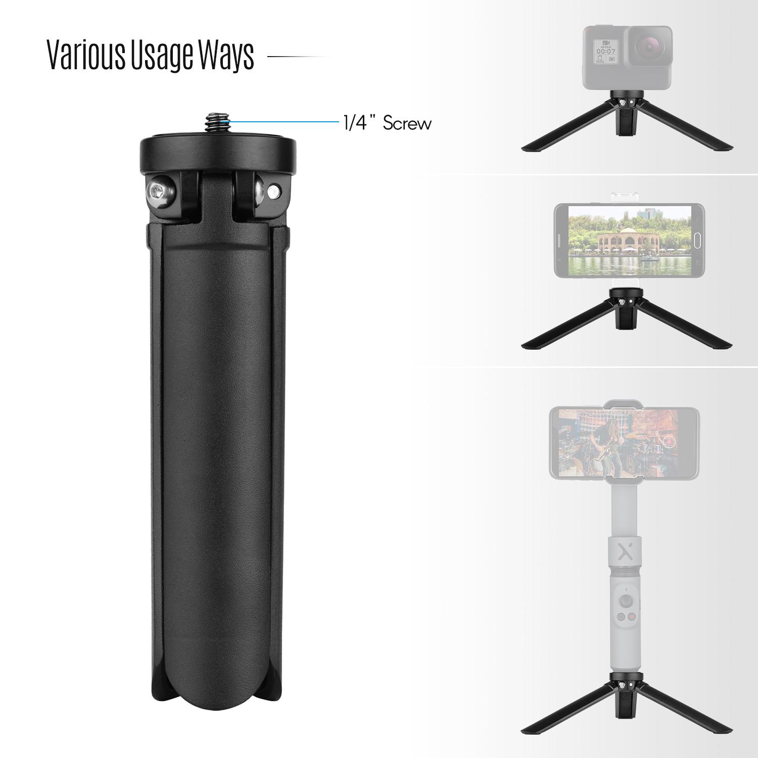 Chân đế kim loại để bàn mini 1/4 inch Vít cho điện thoại thông minh Ổn định Gimbal Tương thích với Feiyu G5 / G6 / G6