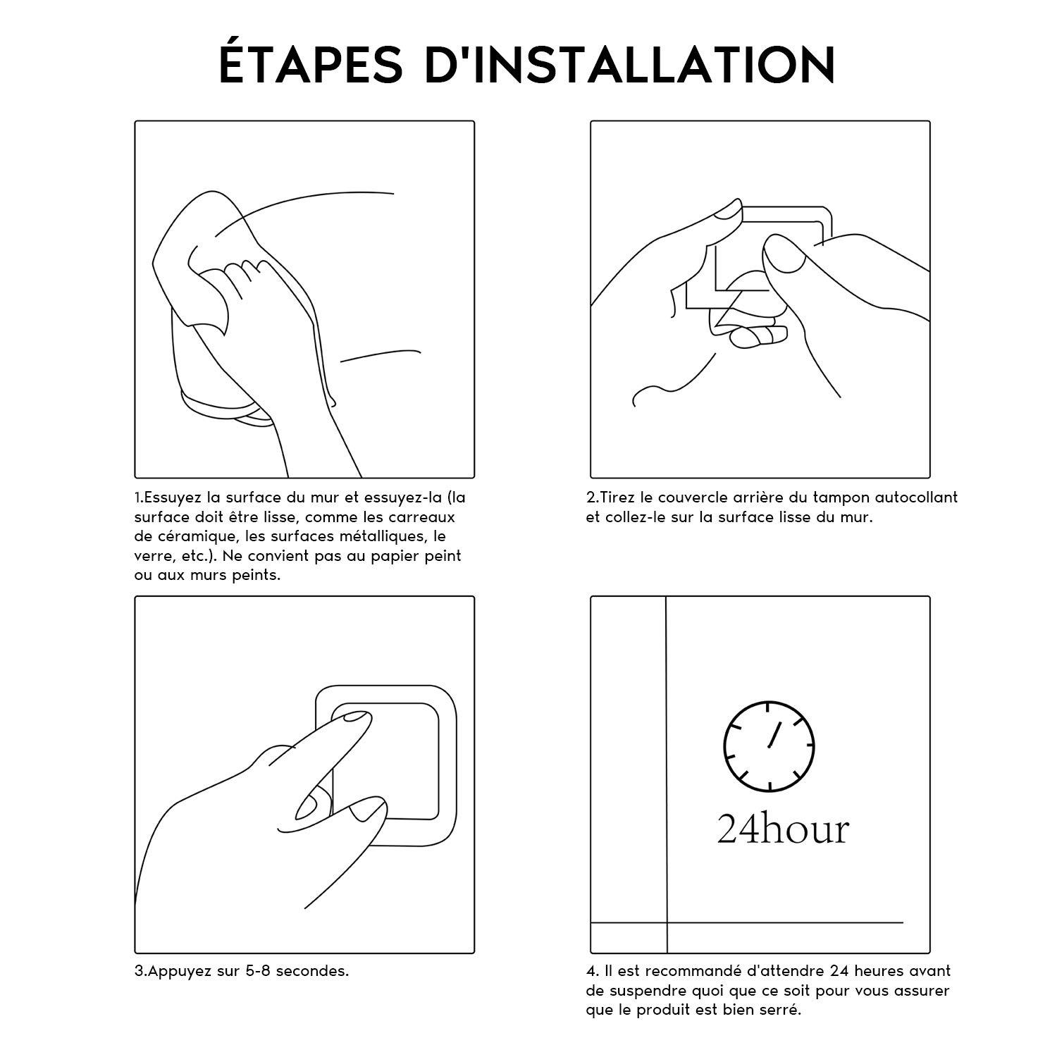 Giá Treo Khăn Nhà Tắm Không Cần Khoan Khoan Giá Treo Khăn Tự Dính Bằng Thép Không Gỉ 37Cm