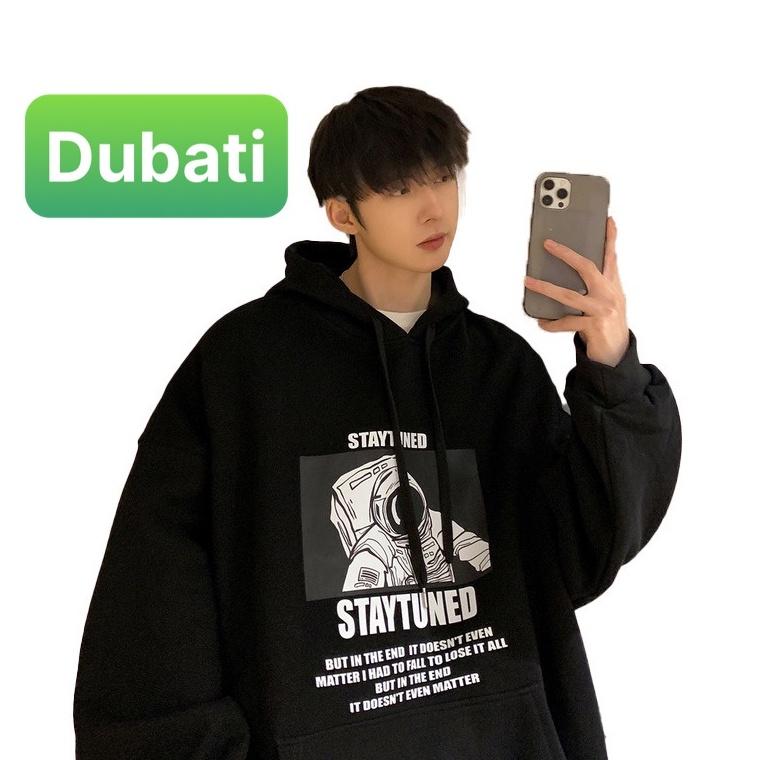 ÁO KHOÁC HOODIE NAM NỮ UNISEX CHẤT NỈ DÀY MỊN HỌA TIẾT PHI HÀNH GIA STAYTUNE FROM RỘNG HOT TREND- DUBATI FASHION