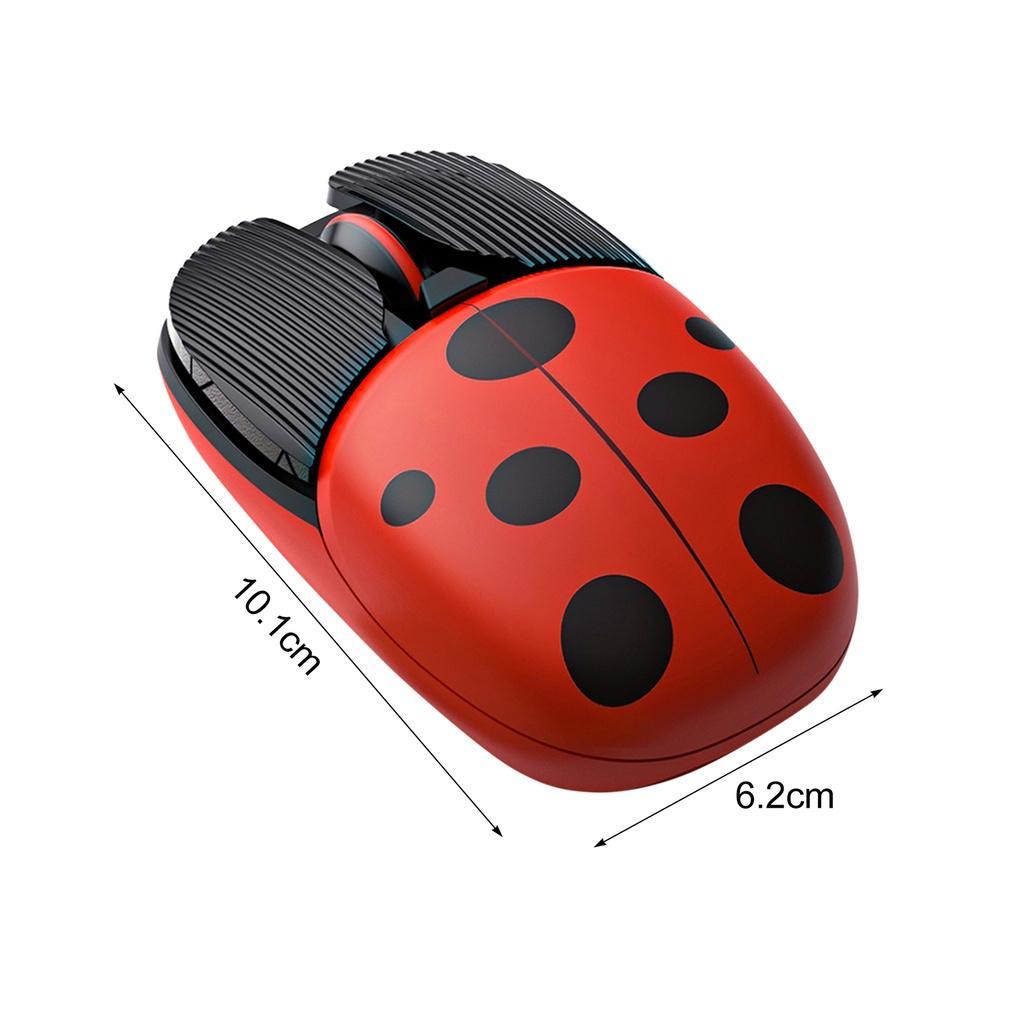 Chuột Không Dây Bluetooth A10 Chế Độ Kép Hoạt Hình Sáng Tạo Cho Văn Phòng