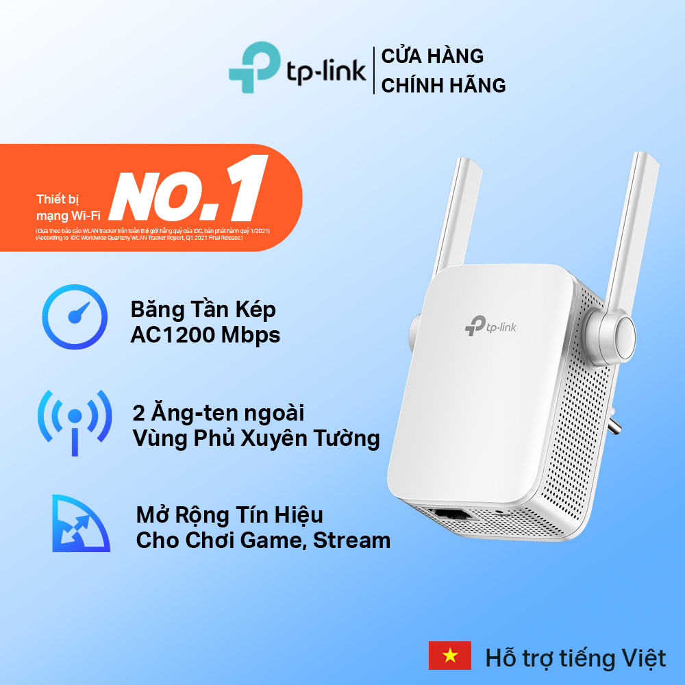 Bộ mở rộng sóng Wi-Fi TP-Link RE305 (Trắng) - Hàng chính hãng