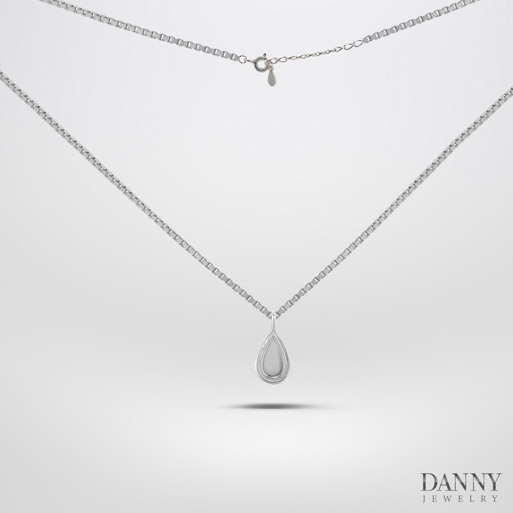 Dây Chuyền Có Mặt Danny Jewelry Bạc 925 Xi Rhodium Hình Giọt Nước DM054