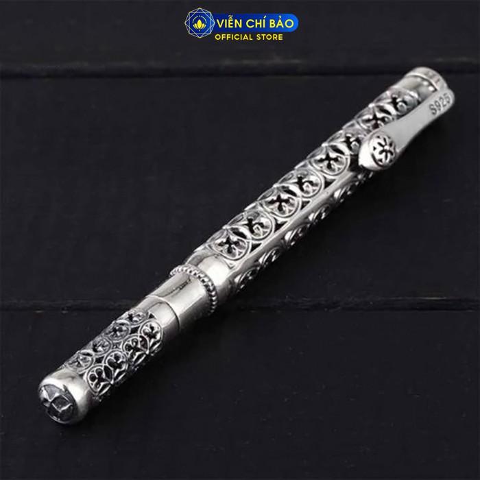 Bút ký bạc Thái hoa văn độc đáo chất liệu bạc 925 quà tặng cao cấp thương hiệu Viễn Chí Bảo B100145