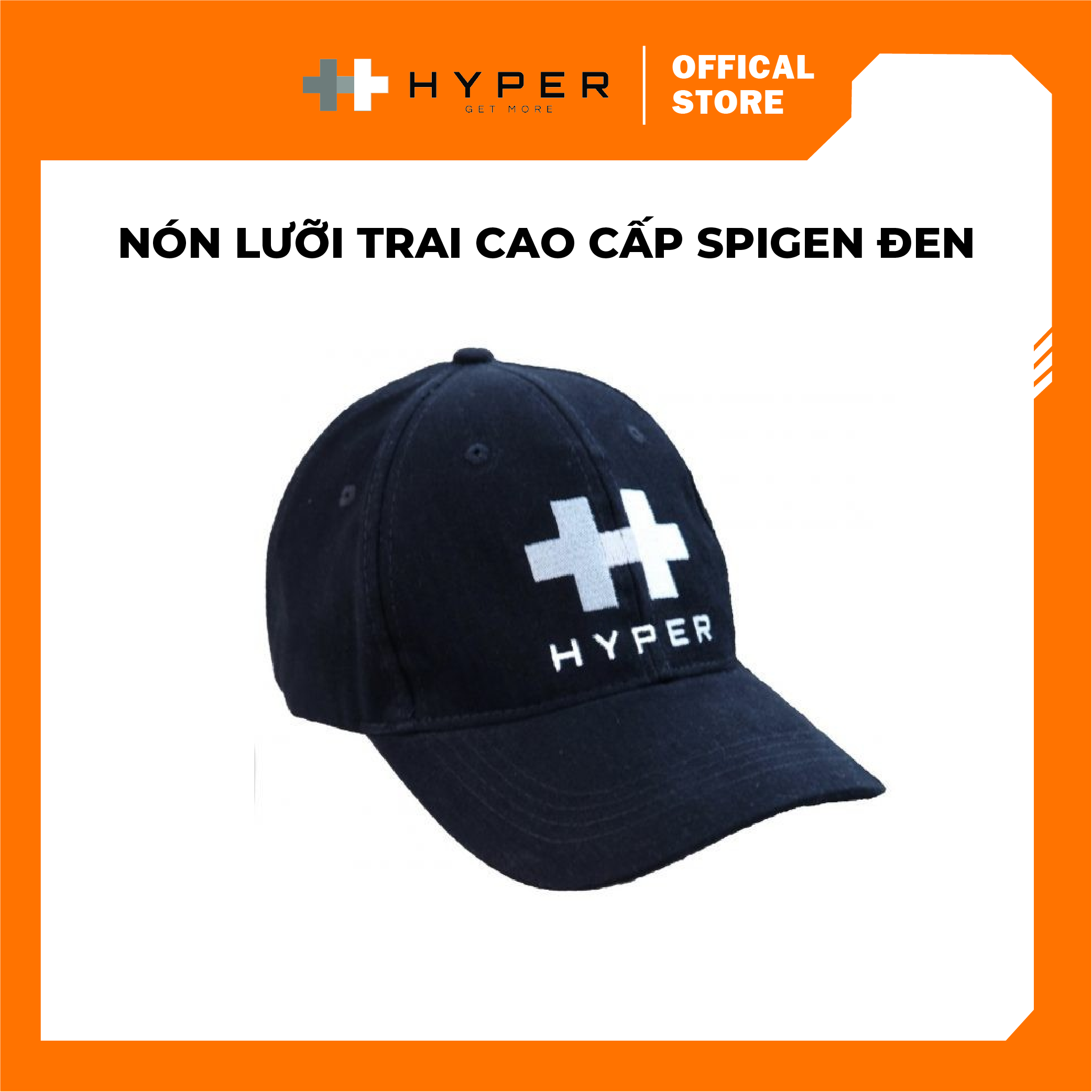 Nón Hyper cao cấp màu đen - Hàng chính hãng