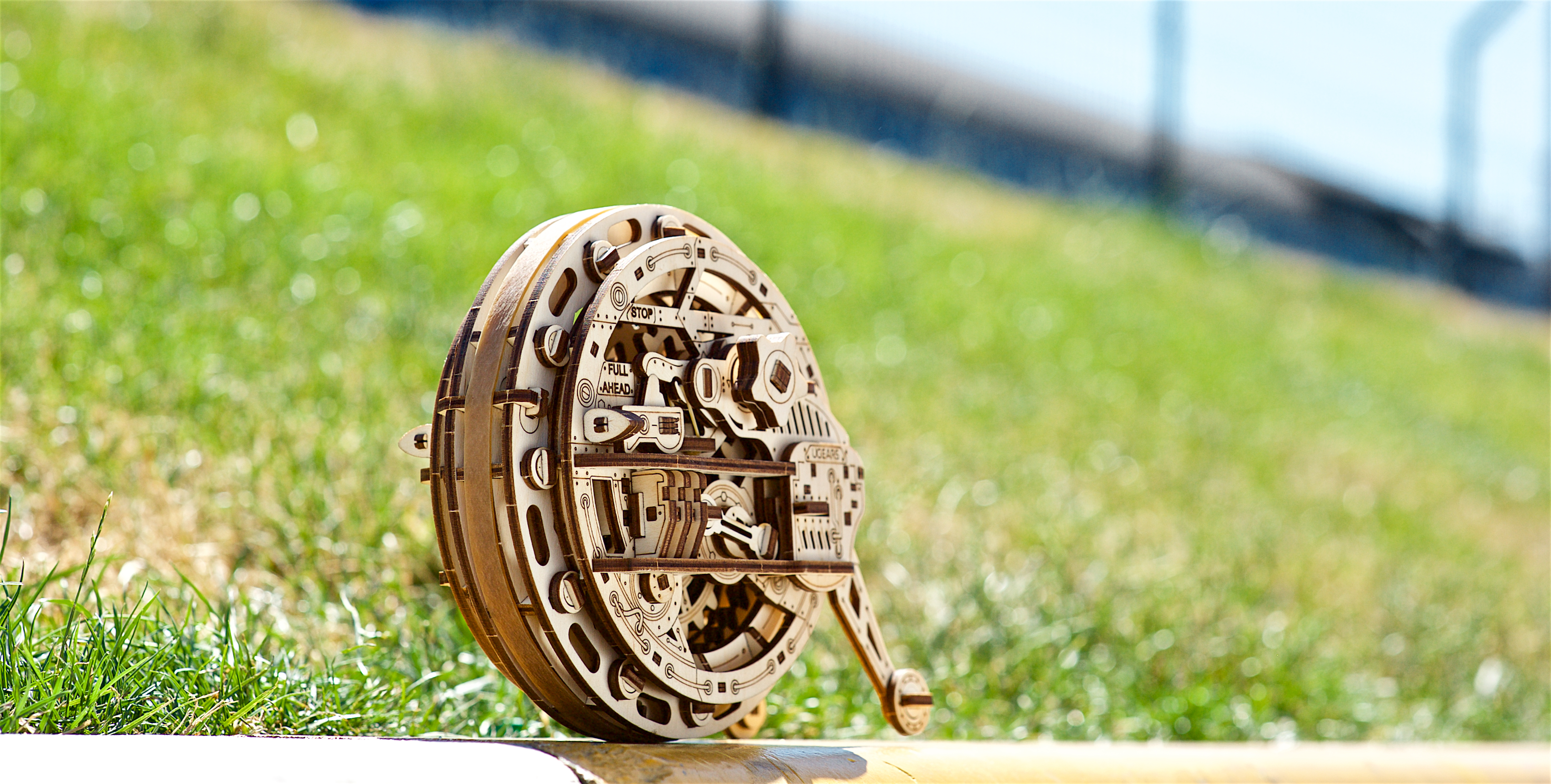 Mô Hình Gỗ Cơ Khí- UGEARS MONOWHEEL - Chính Hãng Ugears