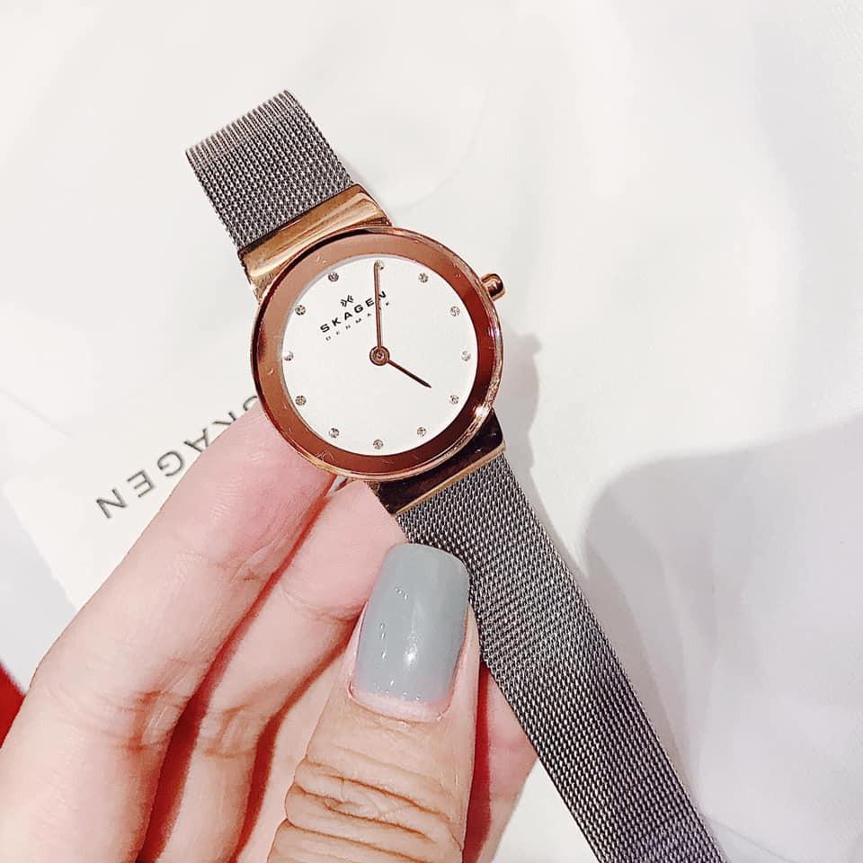 Đồng Hồ Nữ Skagen 358SRSC Màu Vàng