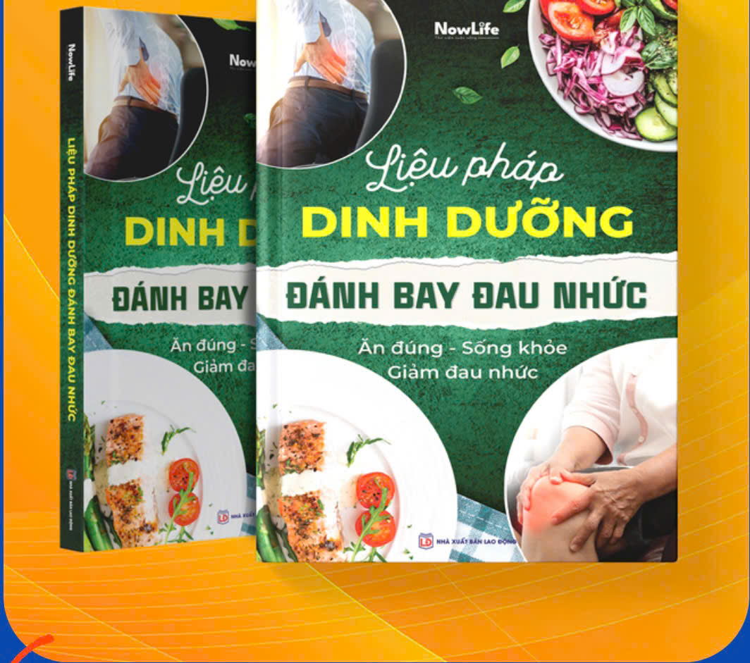 Combo 2 cuốn Đánh Bay Đau Nhức + Liệu Pháp Dinh Dưỡng ( Chính hãng Nowlife)