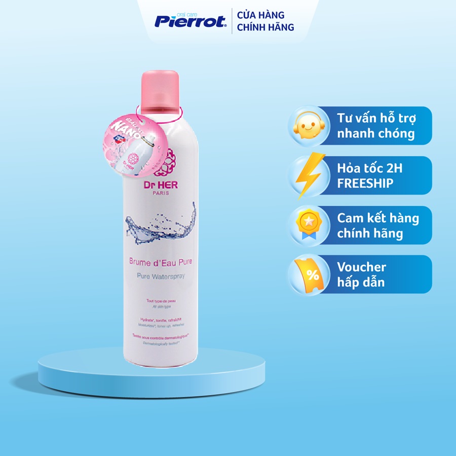 Xịt khoáng cấp ẩm dịu da Dr HER Paris_400ML