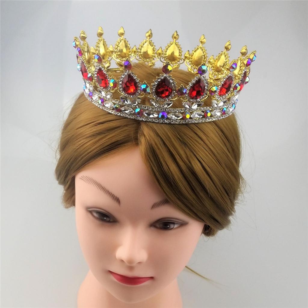 Wedding Bride Tiara Crystal Headband Royal Princess Crown Hair Accessory