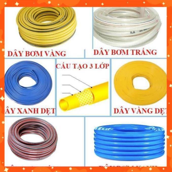 Bộ dây và vòi xịt tăng áp rửa xe tưới cây 7-10M 206817