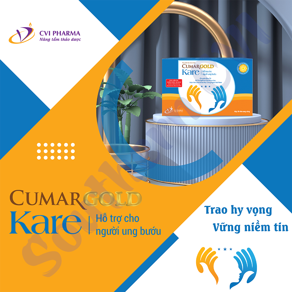 Cumargold Kare Hộp 30 Viên - Giảm Tác Dụng Phụ Hóa Xạ Trị, Hỗ Trợ Ung Bướu