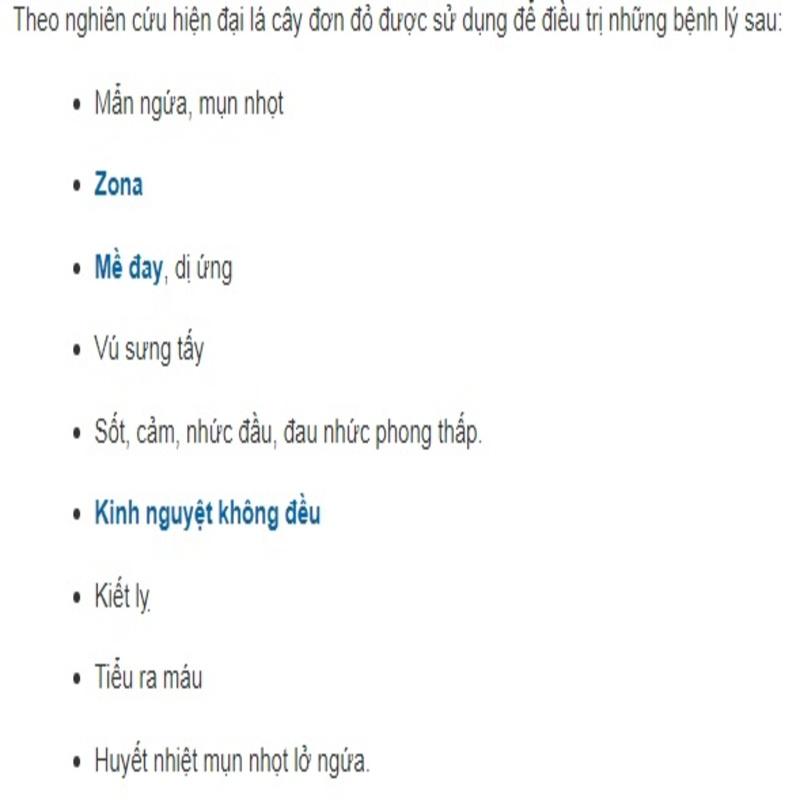 Lá Đơn Đỏ Khô 01Kg Nguyên Chất