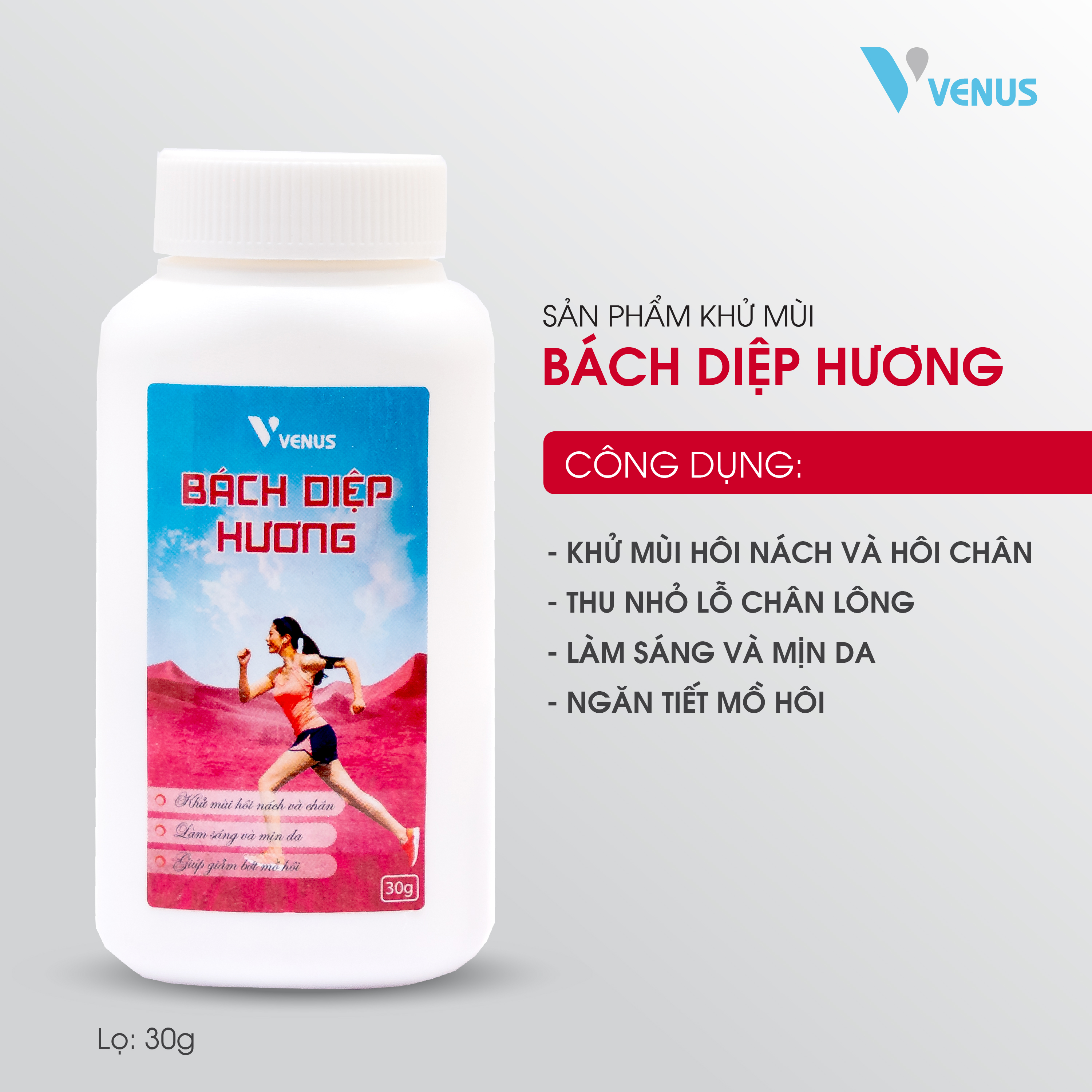 SẢN PHẨM KHỬ MÙI BÁCH DIỆP HƯƠNG - KHÁNG KHUẨN, KHỬ MÙI HÔI CƠ THỂ