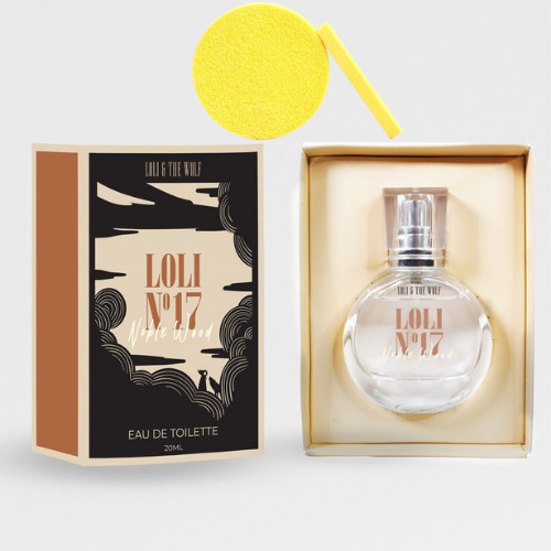 Nước hoa nữ Loli No.17 Noble Wood Eau De Toilette - LOLI & THE WOLF, Tặng Kèm Mút Rửa Mặt