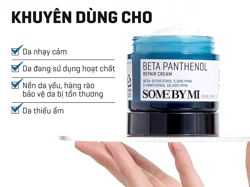 Kem Dưỡng Phục Hồi Da Some By Mi Beta Panthenol Repair Cream 50ml