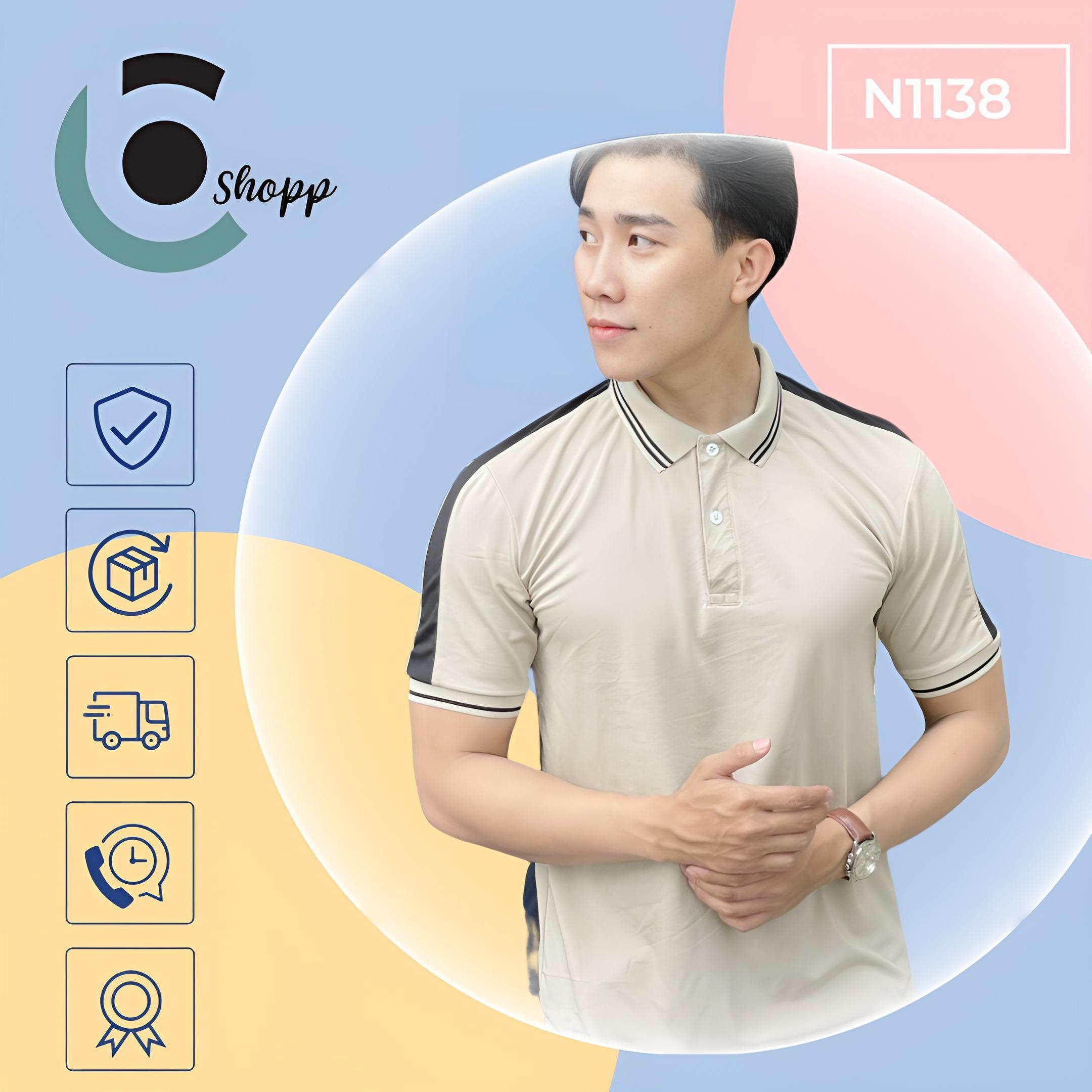 Áo thun nam polo có cổ sang xịn mịn cao cấp