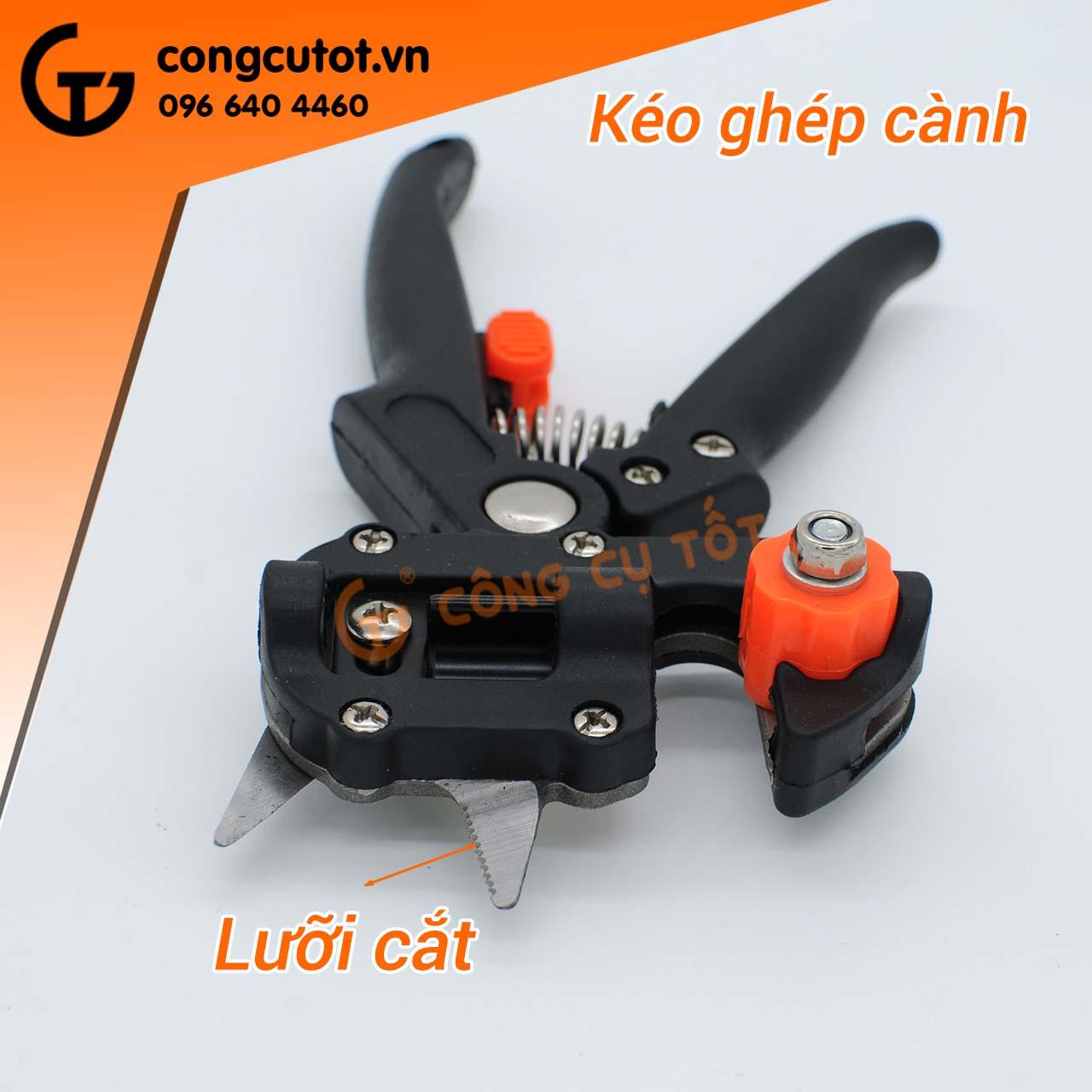 Bộ kéo ghép cành cây chuyên dụng dạng U V Ω Ghép nêm rất khí đường kính thân ghép từ 3 - 13mm
