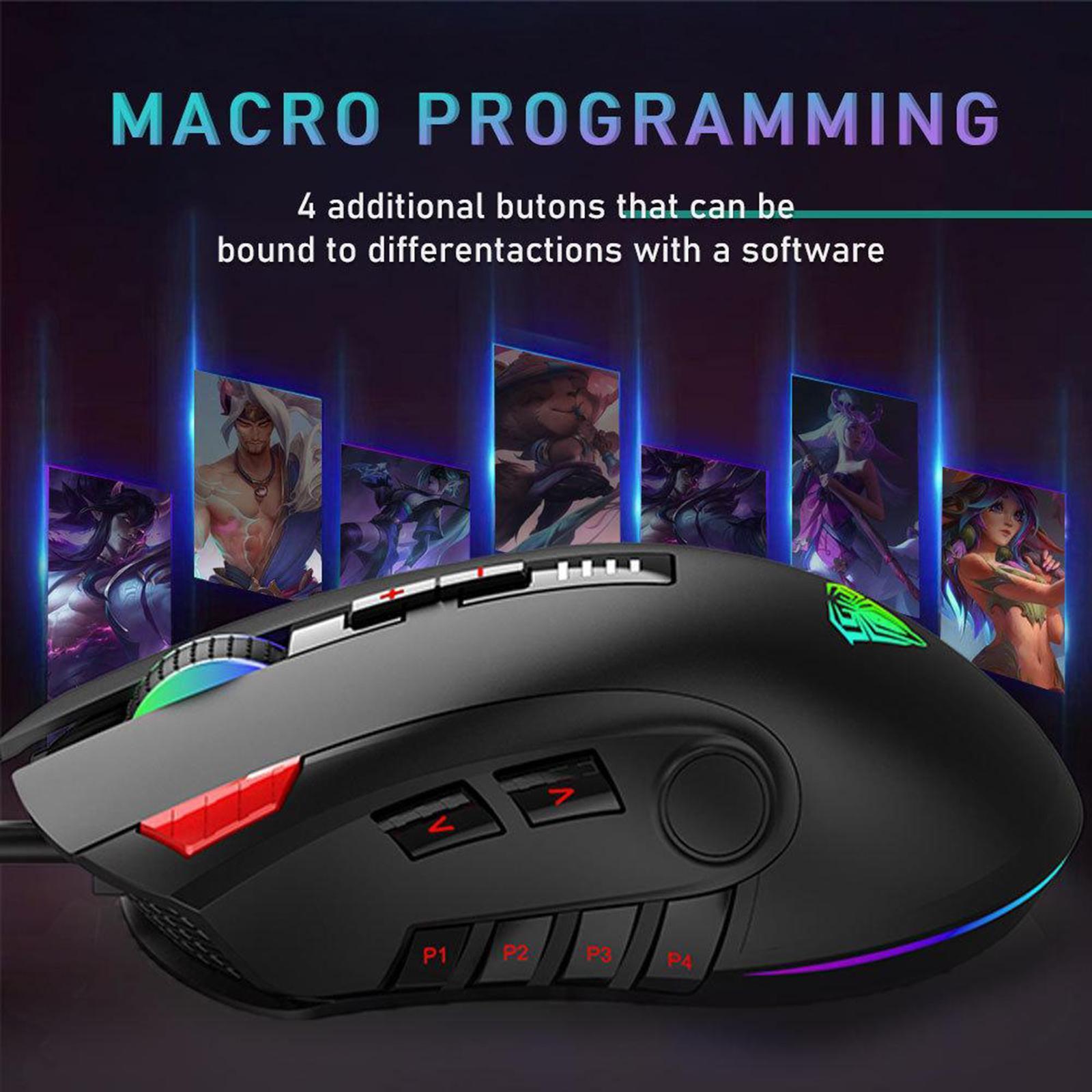 Gaming Ultralight Professional Wired USB Mice for Gamer Desktop Desktop Home