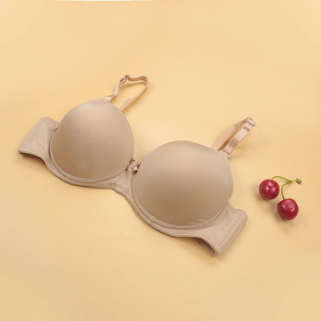 Áo Lót Nâng Ngực Nữ Trơn Không Gọng Đệm Dày LUPERI SP830 Bản 2 Móc Cho Nàng Ngực Nhỏ, Vừa, To, Ngực Bầu, Ngực Sau Sinh