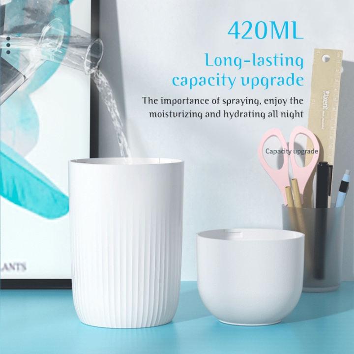 Máy Phun Sương Tạo Ẩm Khuếch Tán Thơm Phòng Mini Dung Tích 420ML Nhỏ Gọn Dùng Trong Phòng Ngủ Đuổi Muỗi Và Côn Trùng