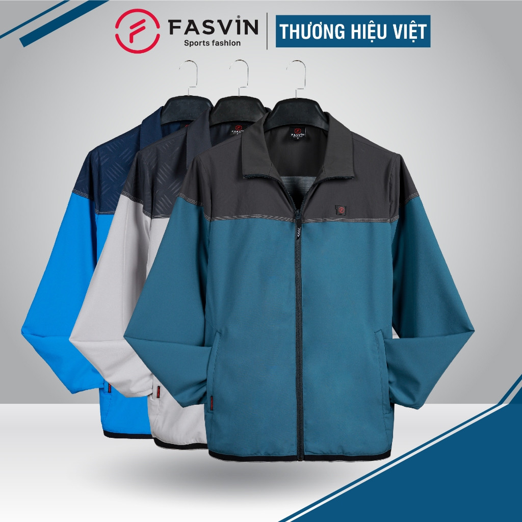 Áo thể thao nam Fasvin chất liệu gió chun 02 lớp mềm mại co giãn tốt ABC23610.HN