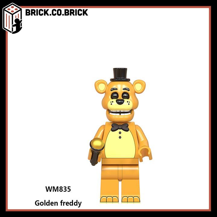 Đồ chơi Lắp ráp minifig Nhân vật Freddy trong tựa Game Hoạt hình Five Nights At Freddy's WM6074
